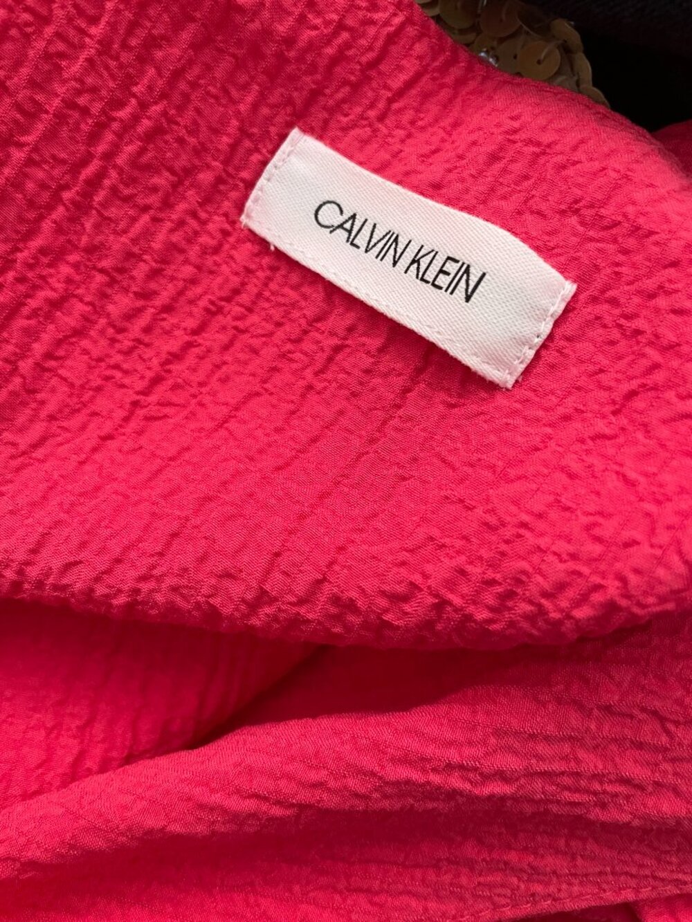 Calvin Klein Watermelon Sleeveless Dress - Picture 3 of 4